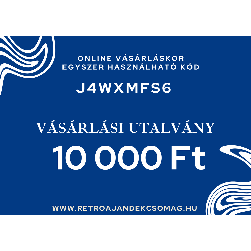 10.000 Ft-os ajándékutalvány 10.000 Ft-os ajándékutalvány