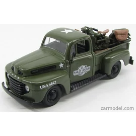 Ford F-1 Pickup (1948) Harley Davidson WLA Flathead (1942)