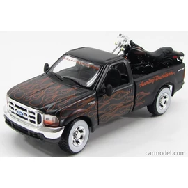 Ford F-350 Super Duty Pickup (1999) és Harley Davidson FXSTB (2002)