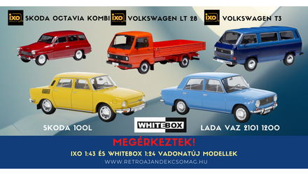 MEGÉRKEZTEK AZ IXO ÉS A WHITEBOX ÚJDONSÁGAI