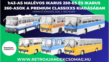 ÚJABB IKARUSOK A PREMIUM CLASSIXXS-TÓL