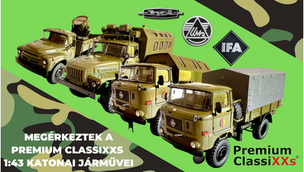 MEGÉRKEZTEK A PCL 1:43-AS KATONAI JÁRMŰVEI
