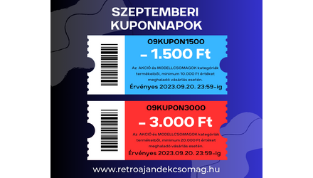 SZEPTEMBERI KUPON NAPOK