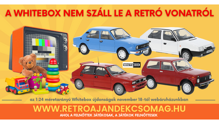 A WHITEBOX TOVÁBBRA IS A RETRÓ VONATON UTAZIK