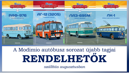 Újabb Modimio autóbuszok