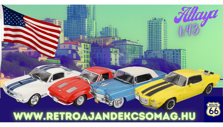ALTAYA 1:43-AS AMERIKAI AUTÓ SOROZAT