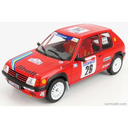 1:18 Peugeot Rally Solido autó