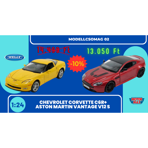1:24 Corvette és Aston Martin Vantage