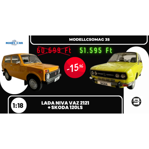 1:18 Lada+Skoda modellcsomag